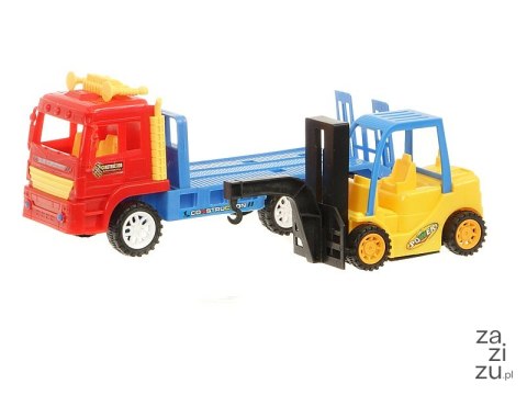 Auto z lawetą i pojazdem ciężarowym z napędem 33cm Auto z lawetą i pojazdem ciężarowym z napędem 33cm
