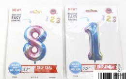 Balon foliowy 80cm CYFRA CYFRA 8