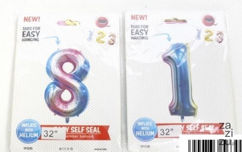 Balon foliowy 80cm CYFRA CYFRA 8 Balon foliowy 80cm CYFRA CYFRA 8