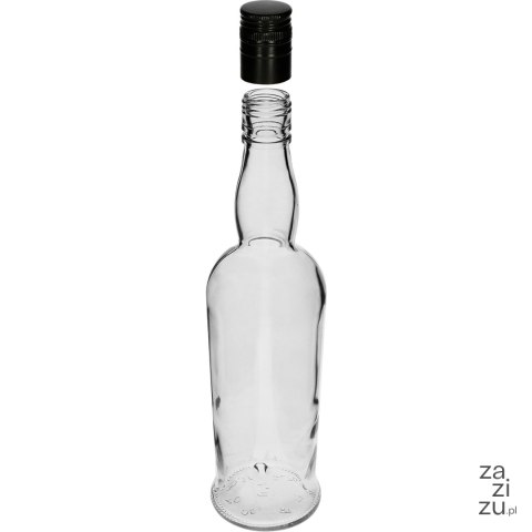 Butelka kapitańska 700 ml z zakrętką Butelka kapitańska 700 ml z zakrętką