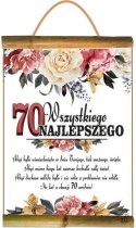 Dyplom Urodzinowy ''70'' Dla Pani