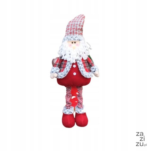 Figurka bożonarodzeniowa z teleskopowymi nogami MIKOŁAJ 95x28cm | NT1733 Figurka bożonarodzeniowa z teleskopowymi nogami MIKOŁAJ 95x28cm | NT1733