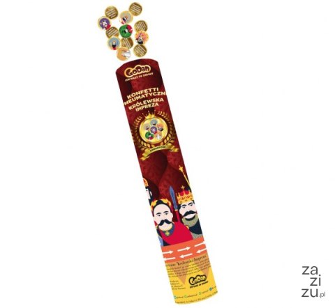 Konfetti pneumatyczne "Królewska Impreza" 30cm Konfetti pneumatyczne "Królewska Impreza" 30cm