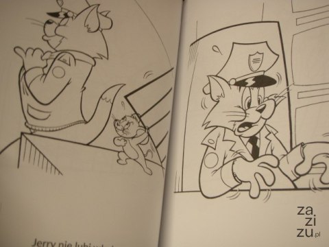 Książeczka kolorowanka + naklejki TOM I JERRY Książeczka kolorowanka + naklejki TOM I JERRY