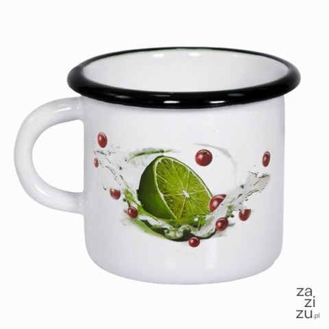 Kubek emaliowany 0,4l LIMONKA Kubek emaliowany 0,4l LIMONKA