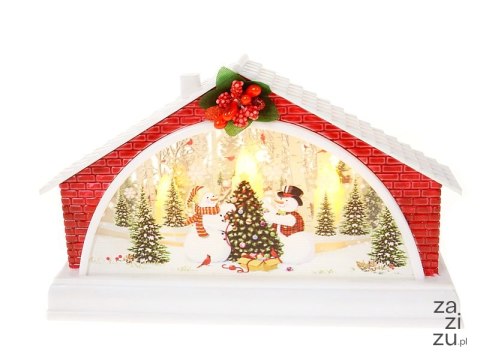 Lampka ledowa z motywem świątecznym szopka 15,5x4x9,5cm Lampka ledowa z motywem świątecznym szopka 15,5x4x9,5cm