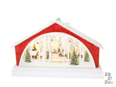 Lampka ledowa z motywem świątecznym szopka 15,5x4x9,5cm Lampka ledowa z motywem świątecznym szopka 15,5x4x9,5cm