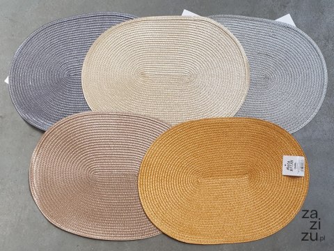 Mata 12szt stołowa owalna ratan 30 x 40 cm Mata 12szt stołowa owalna ratan 30 x 40 cm