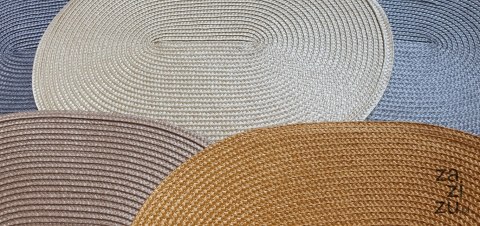 Mata 12szt stołowa owalna ratan 30 x 40 cm Mata 12szt stołowa owalna ratan 30 x 40 cm