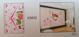Naklejki na ścianę piankowe LOVE XS-632