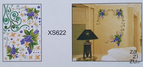 Naklejki na ścianę piankowe WINOGRONA XS-622 Naklejki na ścianę piankowe WINOGRONA XS-622
