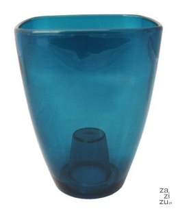Osłonka / doniczka storczyk 10 transparent atrament