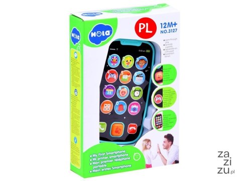 Pierwszy TELEFON dla dziecka na baterie NIEBIESKI | ZA2831 NI Pierwszy TELEFON dla dziecka na baterie NIEBIESKI | ZA2831 NI