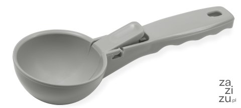 Plastikowa łyżka do gałek szara Plastikowa łyżka do gałek szara