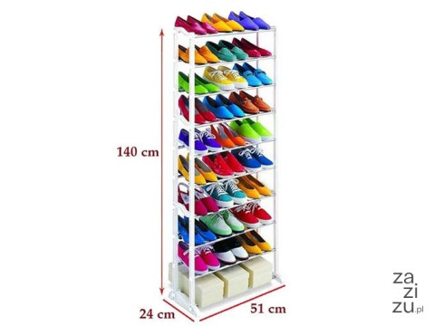 Półka na buty obuwie metalowa 30 par szafka regał | 15206_B Półka na buty obuwie metalowa 30 par szafka regał | 15206_B
