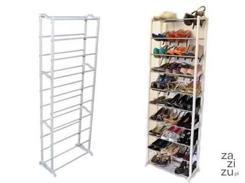 Półka na buty obuwie metalowa 30 par szafka regał | 15206_B Półka na buty obuwie metalowa 30 par szafka regał | 15206_B