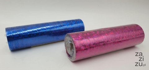 Serpentyna holograficzna 18 rolek niebieska SHN-00... Serpentyna holograficzna 18 rolek niebieska SHN-00...