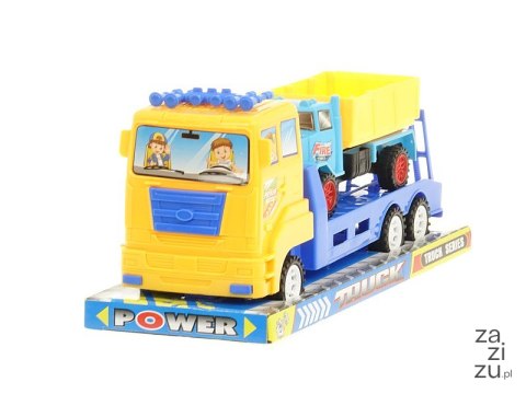 Auto z lawetą i ciężarówką 28,5x11,5x8,5cm Auto z lawetą i ciężarówką 28,5x11,5x8,5cm