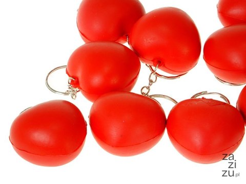Brelok 12szt piankowe serce Brelok 12szt piankowe serce