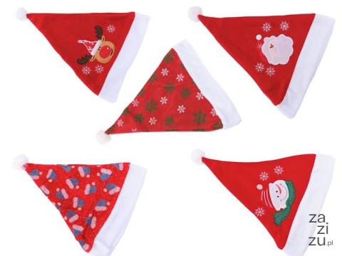 Czapka Mikołaja 12szt Czapka Mikołaja 12szt