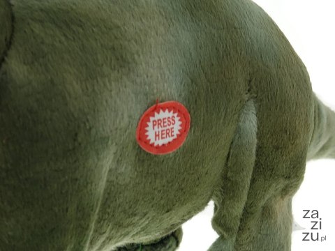 Dinozaur pluszowy, chodzący, z dźwiękiem , drugi tryb - nagrywa głos i odtwarza Dinozaur pluszowy, chodzący, z dźwiękiem , drugi tryb - nagrywa głos i odtwarza