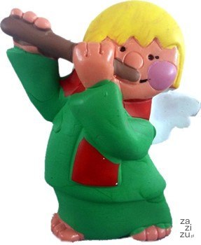 Figurka dekoracja gumowa 12szt. aniołek muzykant 7cm | DE-751TS Figurka dekoracja gumowa 12szt. aniołek muzykant 7cm | DE-751TS