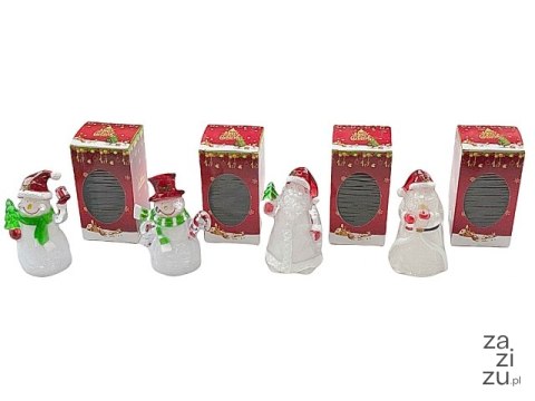 Figurka świąteczna led mix MIKOŁAJ/BAŁWAN 7018-21 Figurka świąteczna led mix MIKOŁAJ/BAŁWAN 7018-21
