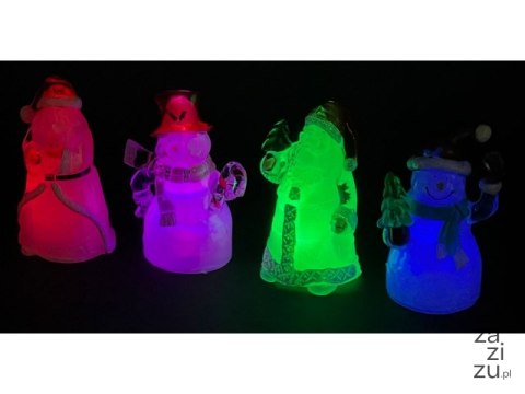 Figurka świąteczna led mix MIKOŁAJ/BAŁWAN 7018-21 Figurka świąteczna led mix MIKOŁAJ/BAŁWAN 7018-21