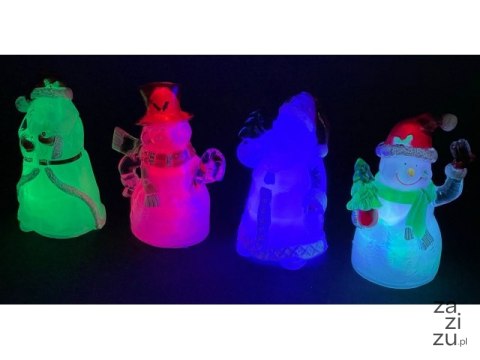 Figurka świąteczna led mix MIKOŁAJ/BAŁWAN 7018-21 Figurka świąteczna led mix MIKOŁAJ/BAŁWAN 7018-21