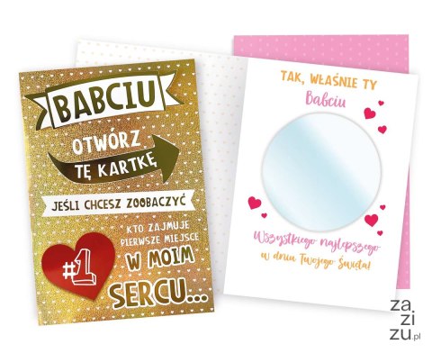 Karnet DBD Babcia (lusterko) DK-954 Karnet DBD Babcia (lusterko) DK-954
