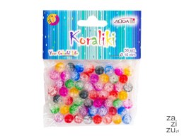 Koraliki plastikowe mix 10mm 56szt.| PJ-0583