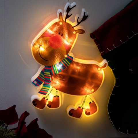 Lampki LED dekoracja RENIFER 23x15,5cm Lampki LED dekoracja RENIFER 23x15,5cm