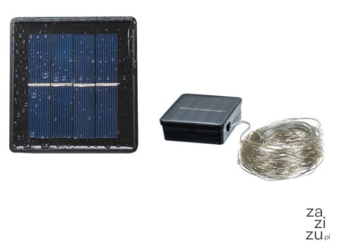 Lampki choinkowe solarne-druciki 100LED c.biały | 00011394 Lampki choinkowe solarne-druciki 100LED c.biały | 00011394