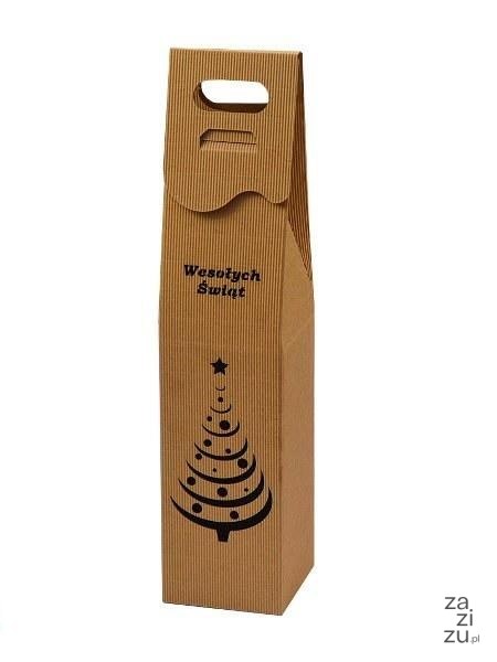 Pudełko kartonowe na alkohol 39 x 9 x 9 cm - 5szt. szare Wesołych Świąt Pud-A szare Pudełko kartonowe na alkohol 39 x 9 x 9 cm - 5szt. szare Wesołych Świąt Pud-A szare