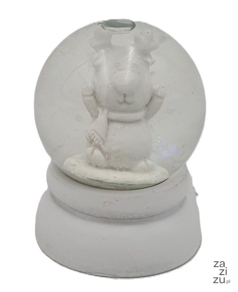 Renifer w kuli wodnej kula śnieżna 4,5 x 6,5cm Renifer w kuli wodnej kula śnieżna 4,5 x 6,5cm