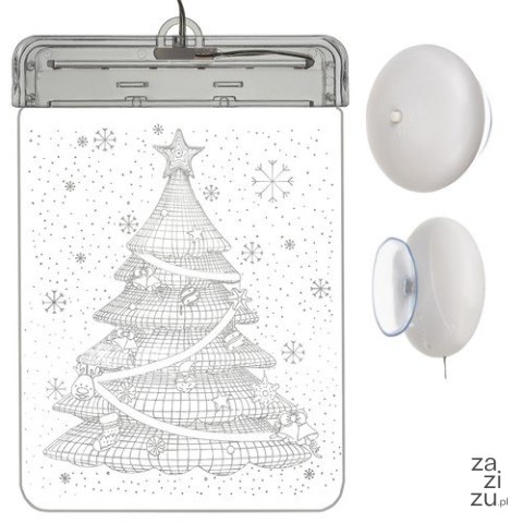 Witraż LED 3D- choinka 17225 Witraż LED 3D- choinka 17225