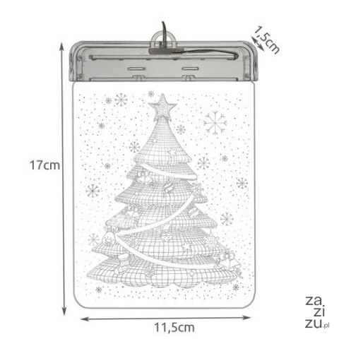 Witraż LED 3D- choinka 17225 Witraż LED 3D- choinka 17225