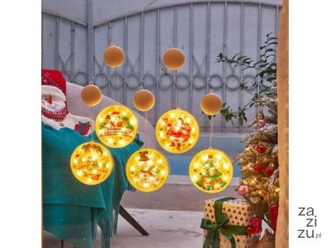 Witraż na sznurku led + miganie 359 Witraż na sznurku led + miganie 359