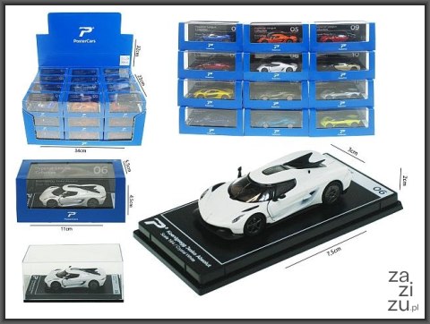 Auto metalowe 1:64 mix HXKTH01-12 Auto metalowe 1:64 mix HXKTH01-12