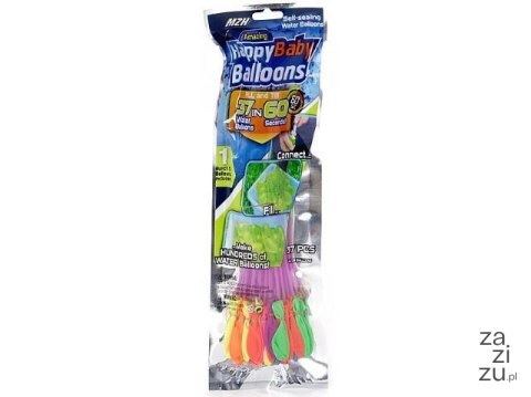 Balony na wodę 8cm wiązka 37szt. Balony na wodę 8cm wiązka 37szt.