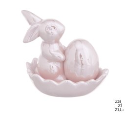 Ceramiczny zając z jajkiem 8szt 50CAN2196-2_PK