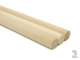 Drążek drewniany naturalny 3szt. 50cm | DD-5022