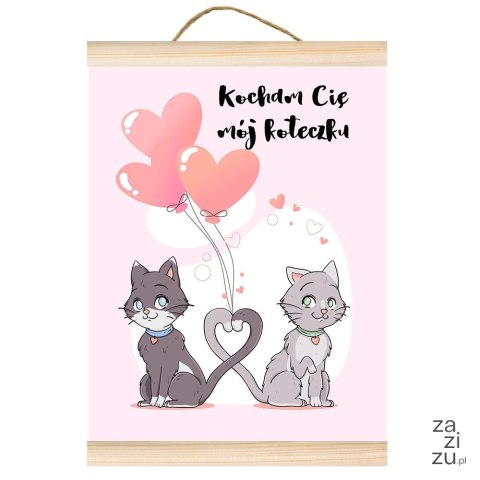 Dyplom dla zakochanych "Kocham Cię mój koteczku" Dyplom dla zakochanych "Kocham Cię mój koteczku"