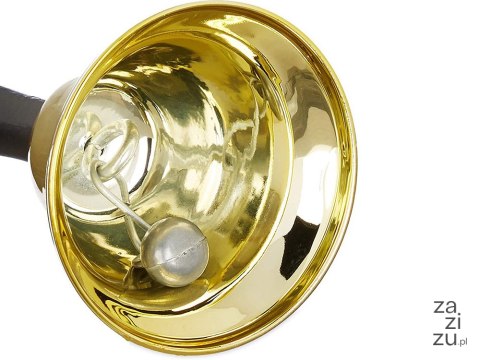 Dzwonek świętego mikołaja złoty metalowy ozdoba Dzwonek świętego mikołaja złoty metalowy ozdoba