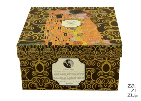 Filiżanka jumbo ze spodkiem 470ml THE KISS BROWN by Gustav Klimt Filiżanka jumbo ze spodkiem 470ml THE KISS BROWN by Gustav Klimt