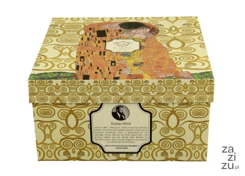 Filiżanka jumbo ze spodkiem 470ml THE KISS ECRU by Gustav Klimt Filiżanka jumbo ze spodkiem 470ml THE KISS ECRU by Gustav Klimt