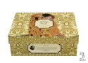 Filiżanki espresso ze spodkami 110ml komplet 2szt. THE KISS ECRU by Gustav Klimt
