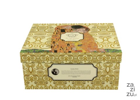 Filiżanki ze spodkami 250ml komplet 2szt. THE KISS ECRU by Gustav Klimt Filiżanki ze spodkami 250ml komplet 2szt. THE KISS ECRU by Gustav Klimt