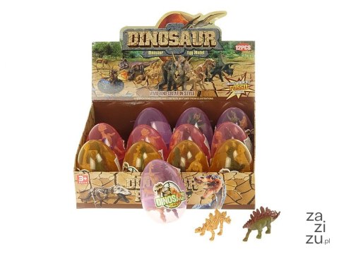 Jajo z dinozaurem 9x6x6cm 12szt Jajo z dinozaurem 9x6x6cm 12szt