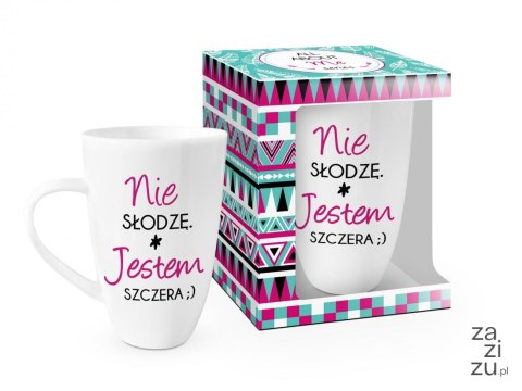 Kubek Nie słodzę jestem szczera 400 ml All about me Kubek Nie słodzę jestem szczera 400 ml All about me